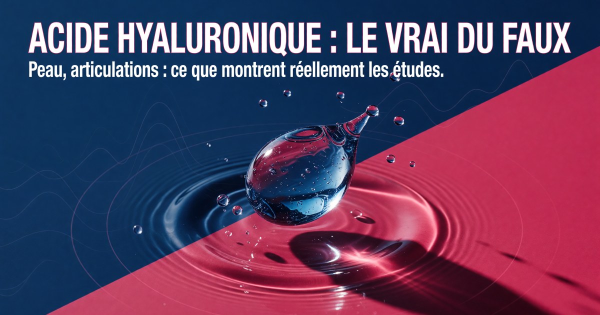 Acide hyaluronique par voie orale : que disent vraiment les preuves ?