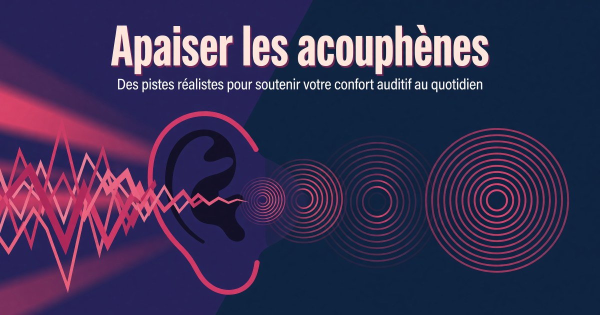 Acouphènes chroniques : protocole compléments pour soutenir le confort auditif