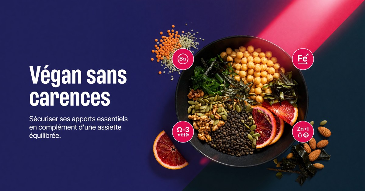 Compléments pour végétariens et végétaliens : corriger les carences fréquentes