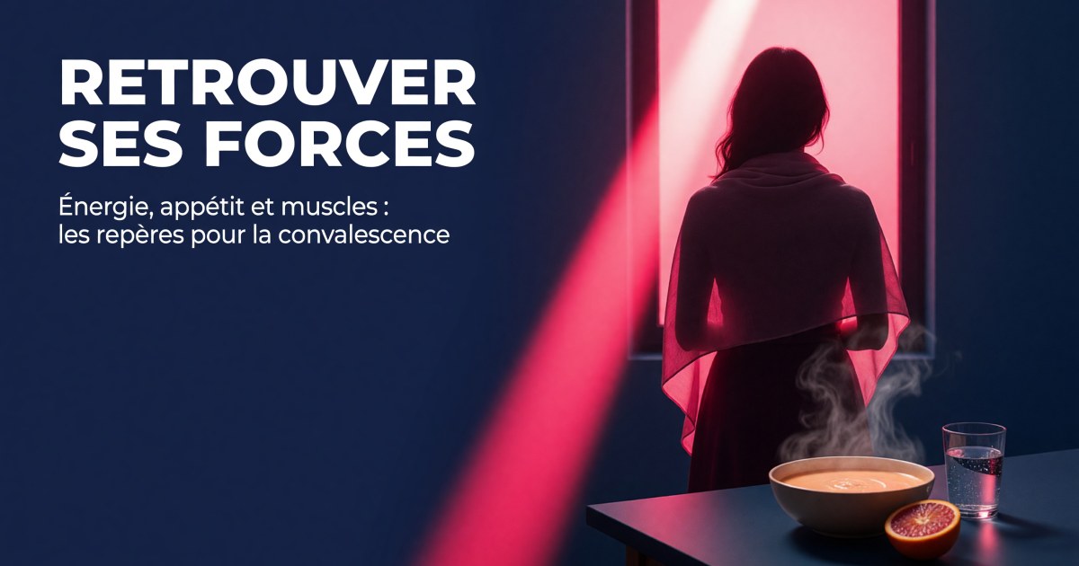 Convalescence après un cancer : protocole de compléments pour l'énergie, l'appétit et la masse musculaire