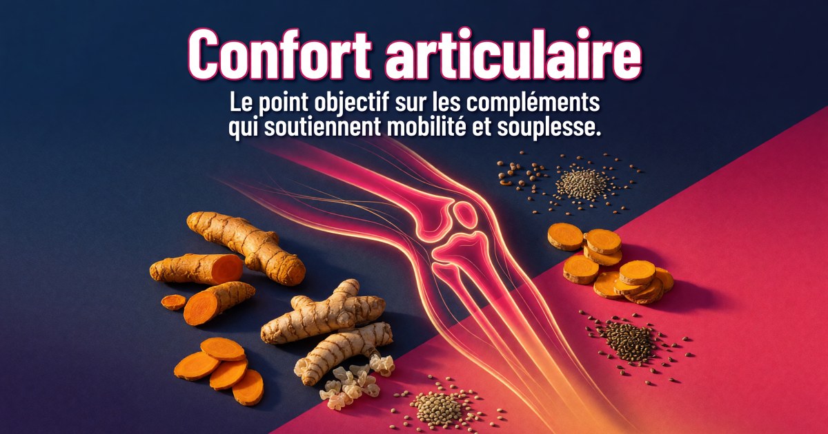 Douleurs articulaires et musculaires : quels compléments selon les preuves ?