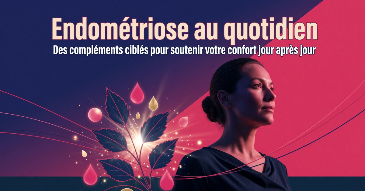 Endométriose : quels compléments alimentaires pour mieux vivre au quotidien ?