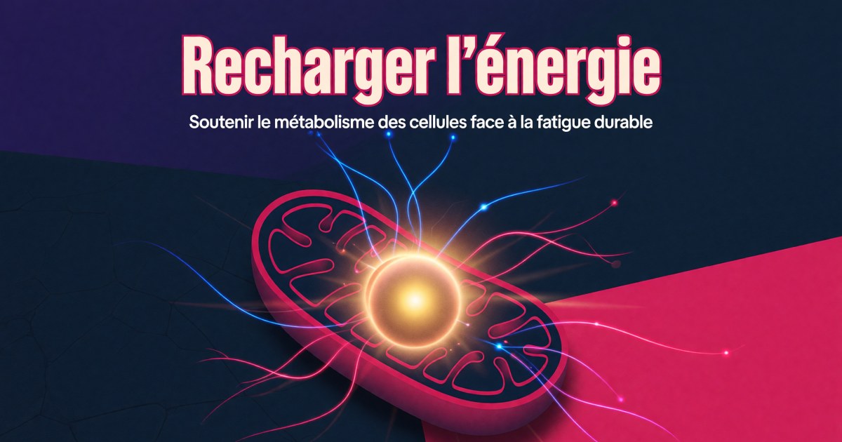 Fatigue chronique (SFC/EM) : protocole compléments mitochondries et inflammation