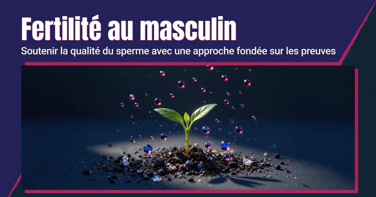 Fertilité masculine : protocole de compléments pour soutenir la qualité du sperme