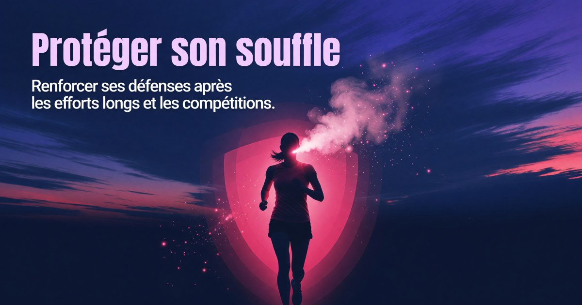 Immunité du sportif d'endurance : protocole pour limiter les infections respiratoires après l'effort