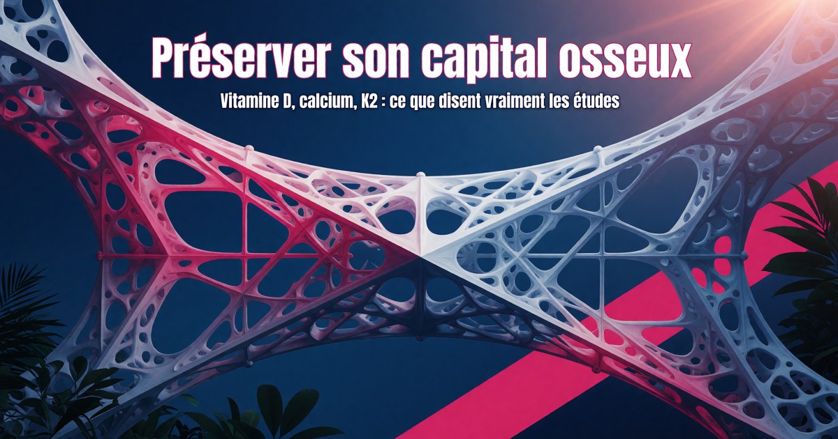 Ostéoporose : quels compléments pour la prévention selon les preuves