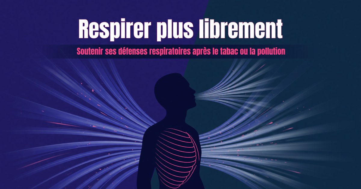 Protocole respiration et poumons : soutenir la fonction pulmonaire chez l'ex-fumeur ou exposé à la pollution