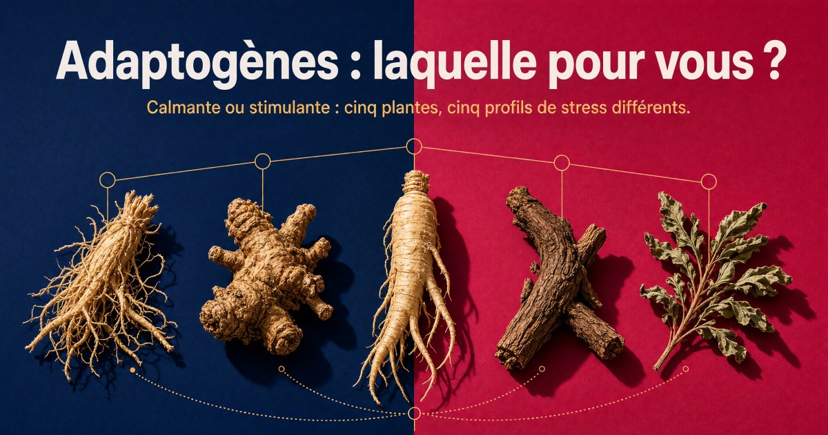 Quelle plante adaptogène choisir selon son profil de stress ?