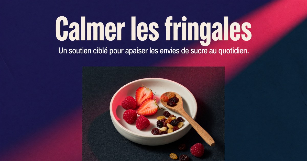 Réduire les fringales et envies de sucre : protocole compléments pour soutenir la perte de poids