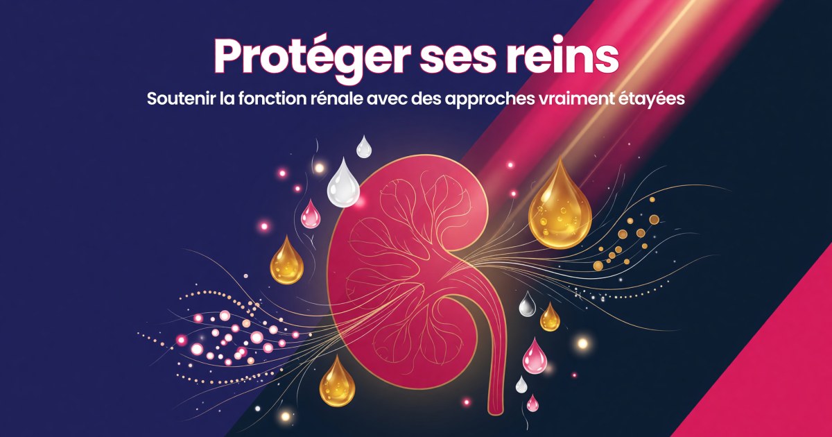 Santé rénale : quels compléments pour soutenir et protéger les reins (au-delà des calculs)