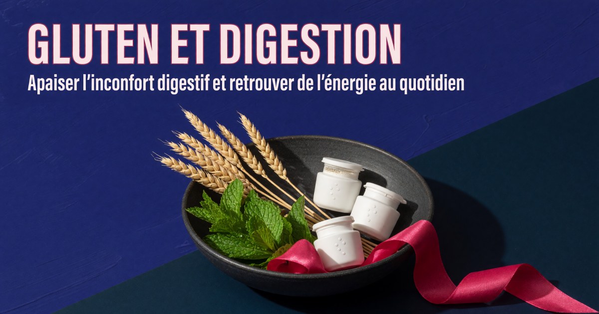 Sensibilité au gluten non cœliaque : protocole compléments pour l'inconfort digestif et la fatigue