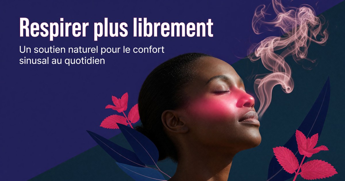 Sinusite chronique : protocole de compléments en soutien de l'hygiène nasale