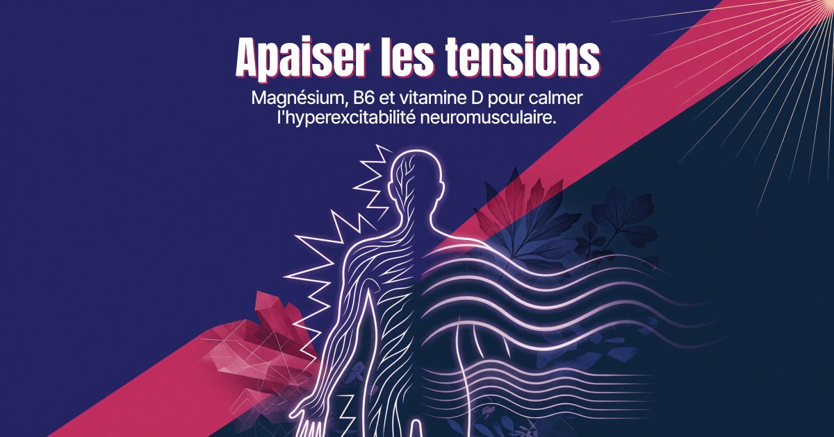 Spasmophilie : quel protocole de compléments pour apaiser l'hyperexcitabilité neuromusculaire ?