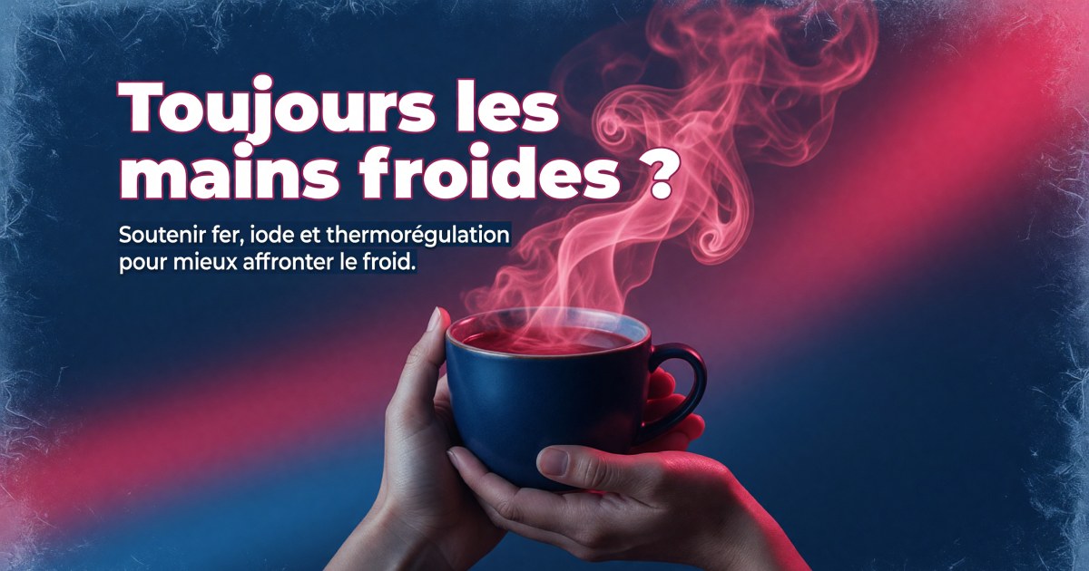 Toujours froid aux extrémités : protocole ciblé fer, iode et thermorégulation