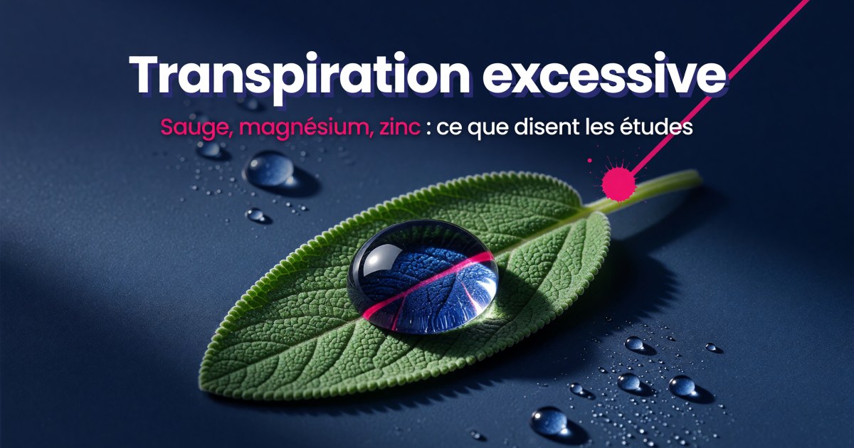 Transpiration excessive : quels compléments selon les preuves ?