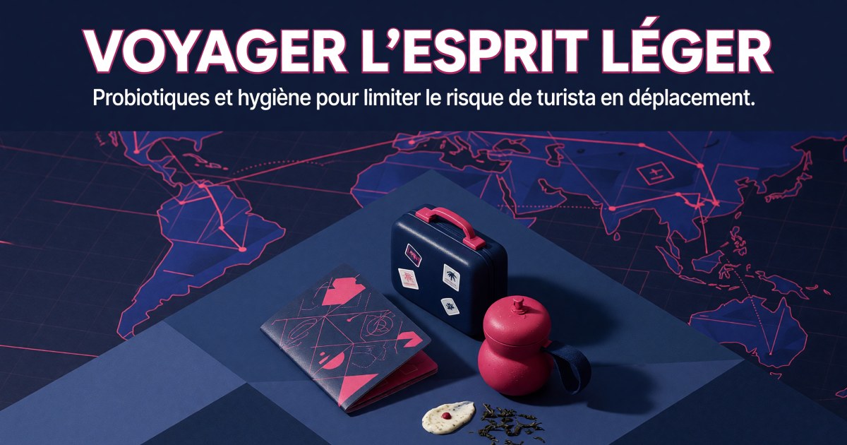 Turista du voyageur : probiotiques et hygiène pour réduire le risque