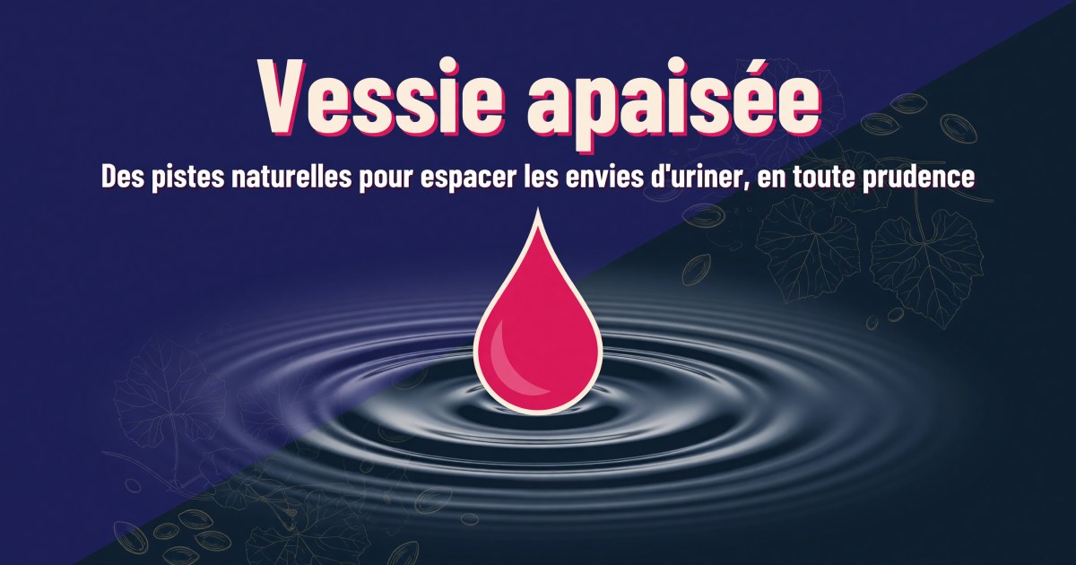 Vessie hyperactive : quels compléments pour réduire les envies fréquentes d'uriner ?