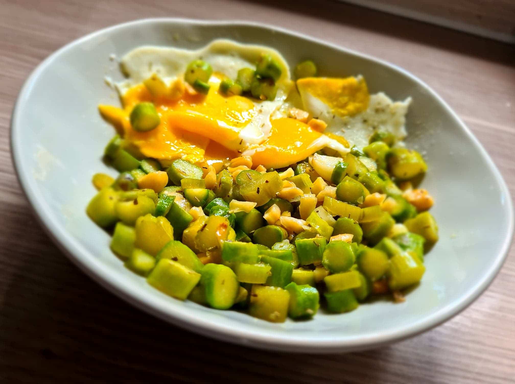 Recette d’asperges et œufs au plat : recette Paléo