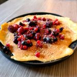 Recette de « pan-crêpes » aux fruits rouges