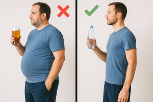 3. Perdre du ventre en évitant l'alcool 