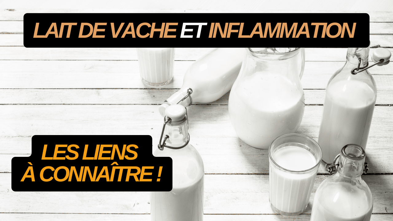 Lait de vache et inflammation