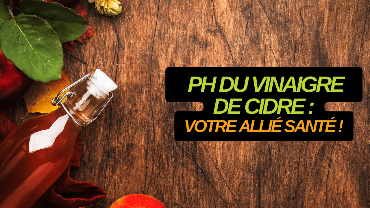 pH du vinaigre de cidre