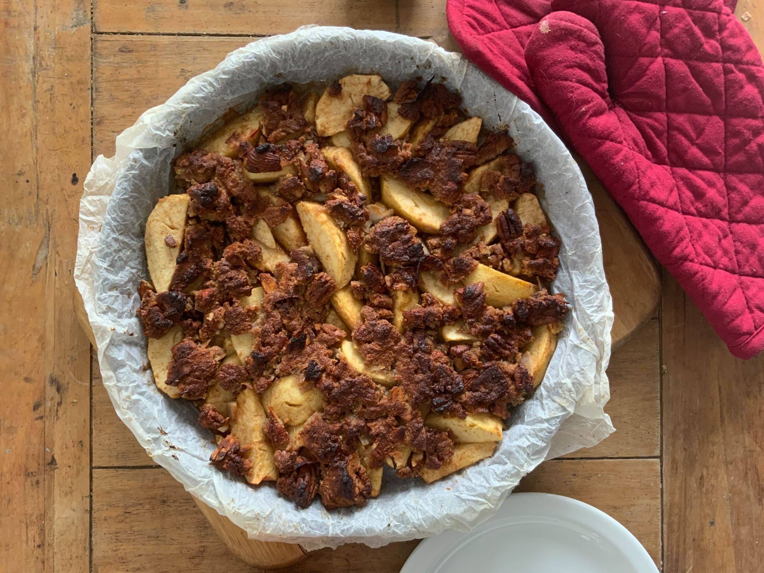 La recette du croustillant aux pommes paléo !