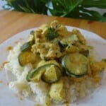 Curry de poulet chou-courgettes Paleo