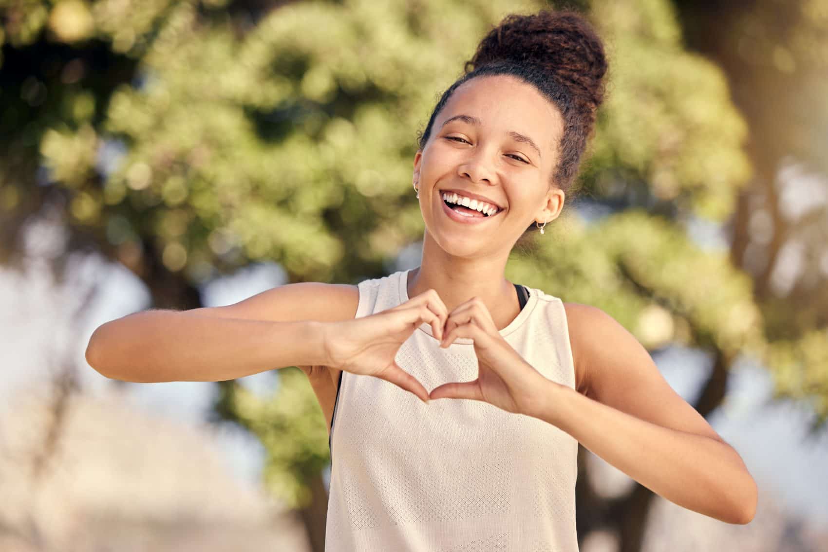 Femme en pleine forme