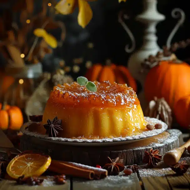 Flan à la citrouille épicée