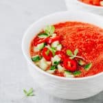 Gaspacho de pastèque et tomates