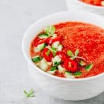 Gaspacho de pastèque et tomates