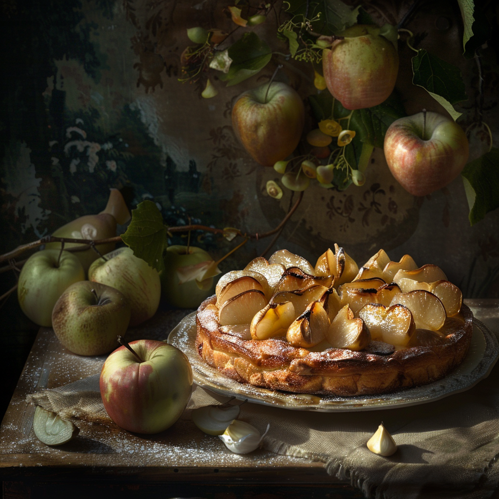 Gâteau au sarrasin et aux poires