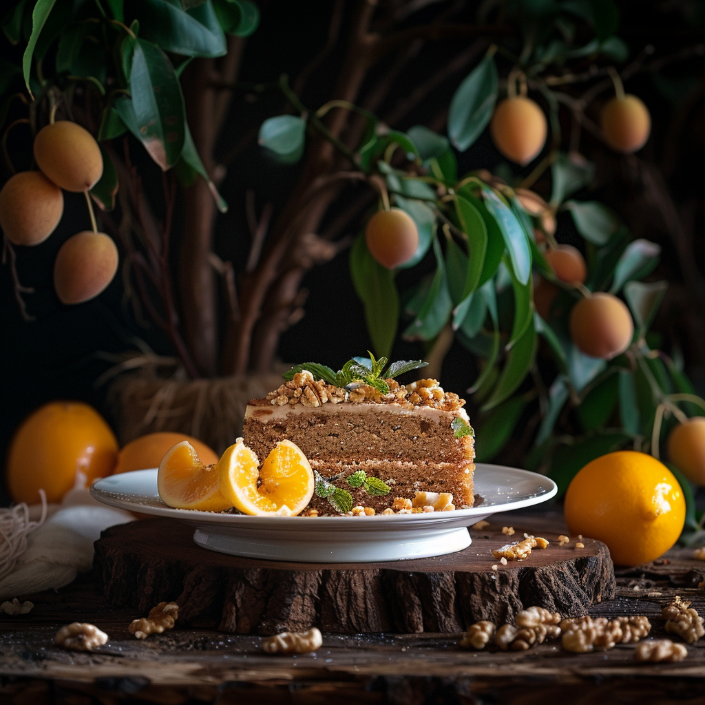 Gâteau aux amandes et aux agrumes