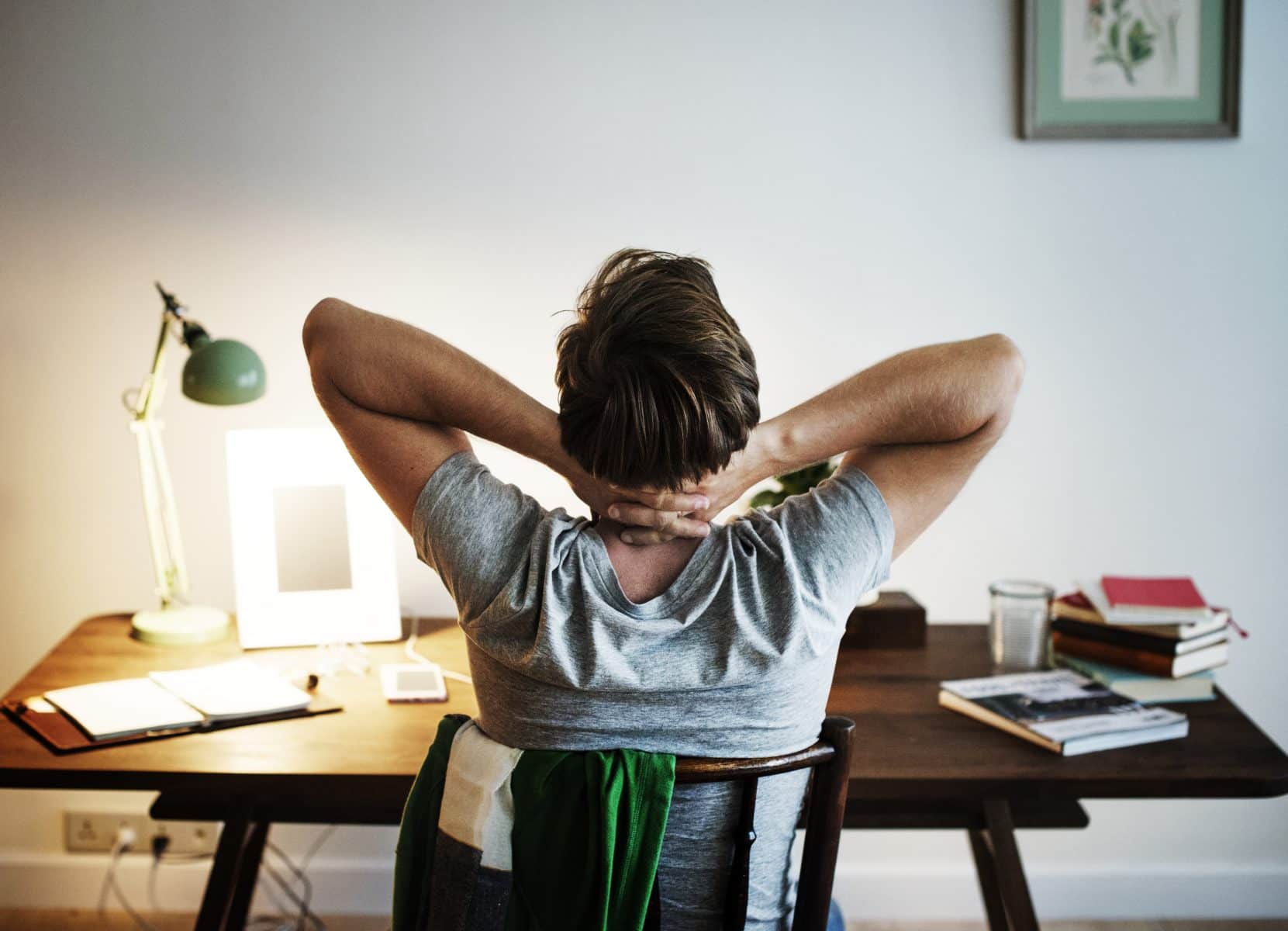 Homme stressé