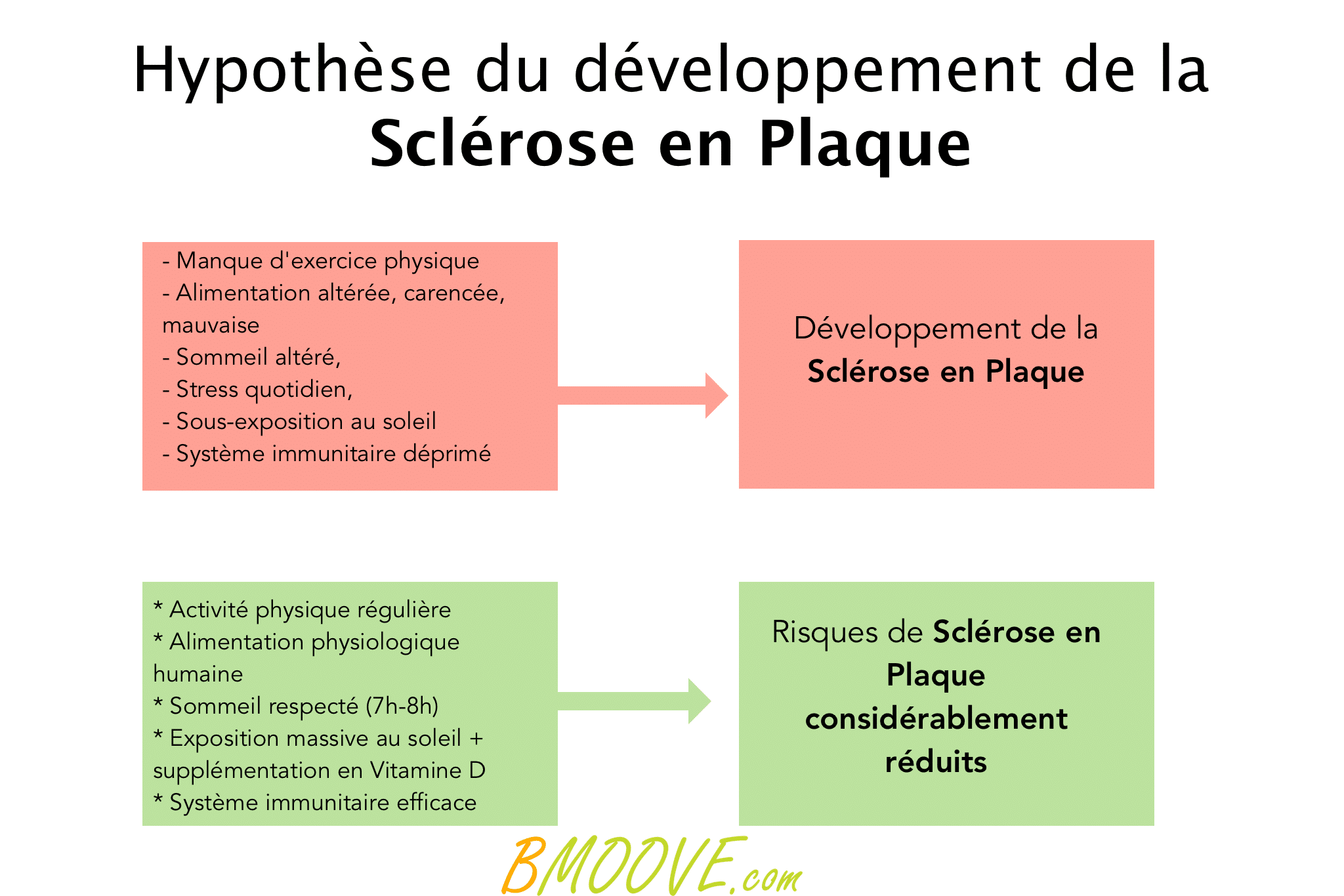 Sclérose en plaques et hypothèses