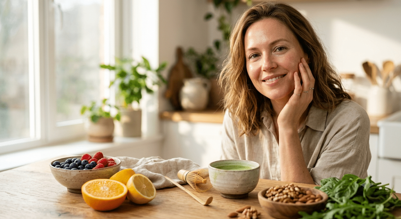 JOLIE PEAU grâce à l'Alimentation