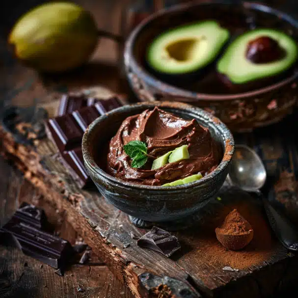 La mousse au chocolat noir et avocat anti-inflammatoire !