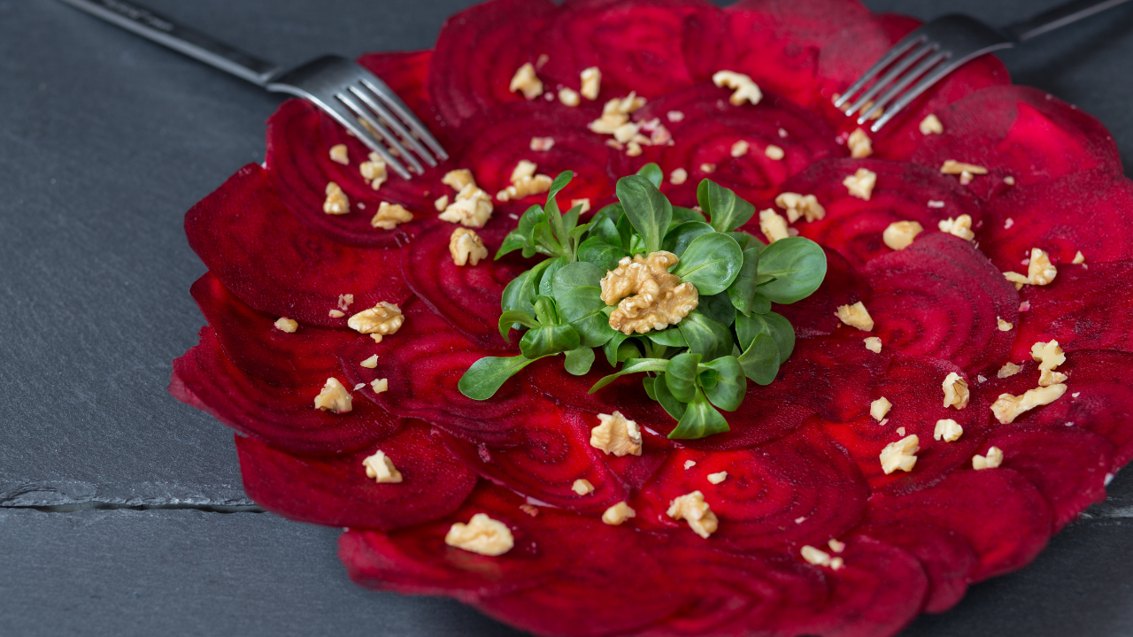 La recette anti-inflammatoire du carpaccio de betteraves !