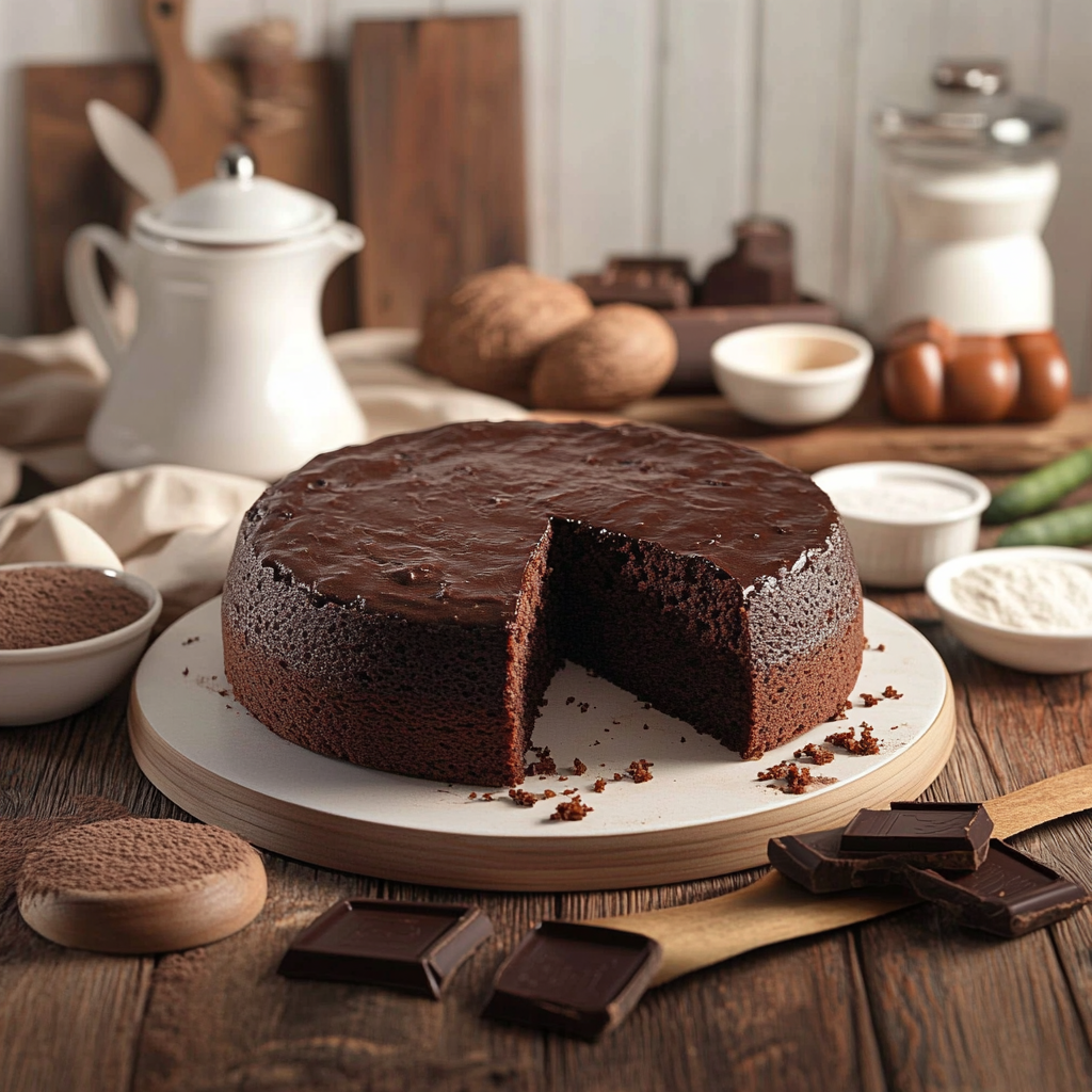 La recette du gâteau au chocolat SANS gluten !