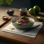 La recette du poke paléo au thon et à l'avocat