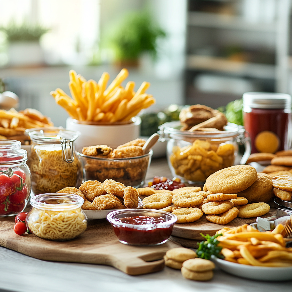 Les aliments transformés et industriels