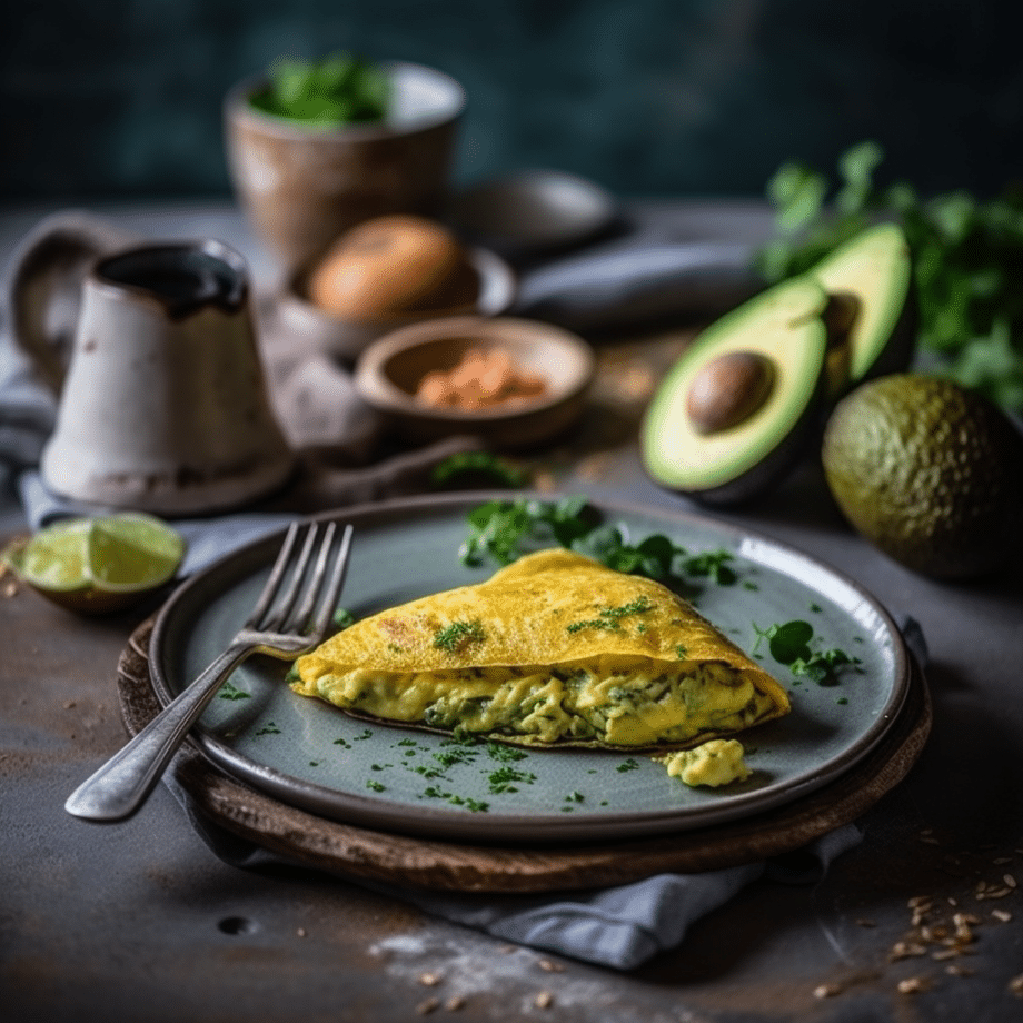 L'omelette à l'avocat et au chou frisé pour un petit déjeuner anti-inflammatoire !