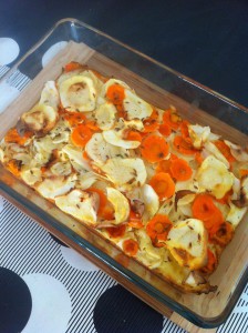 Le gratin de carottes et panais au cumin de Marine P.