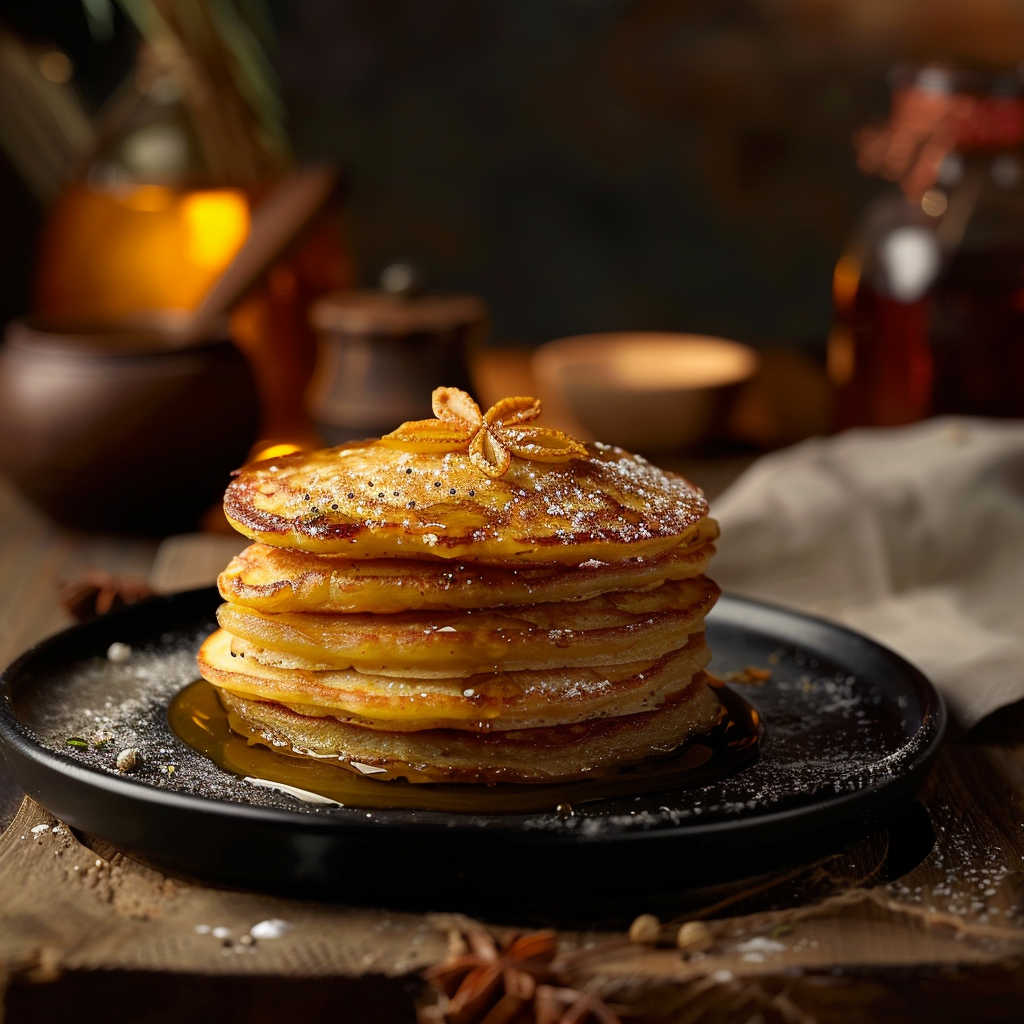 Pancakes à la patate douce et à la cannelle