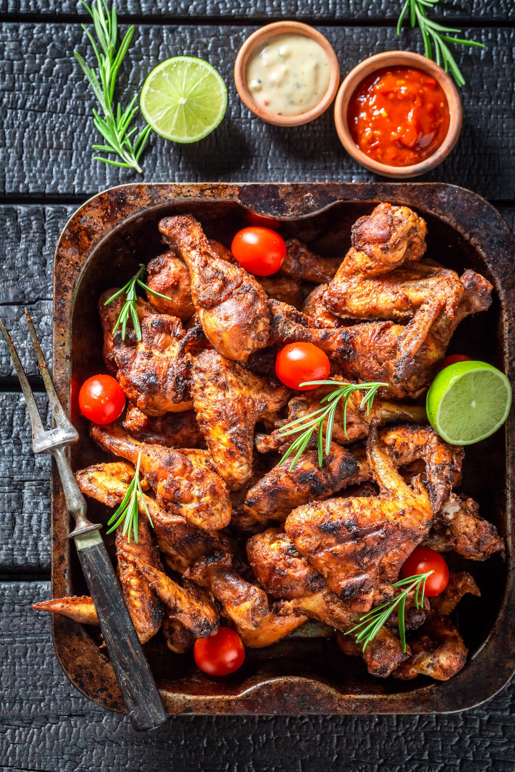 Poulet grillé aux légumes du soleil