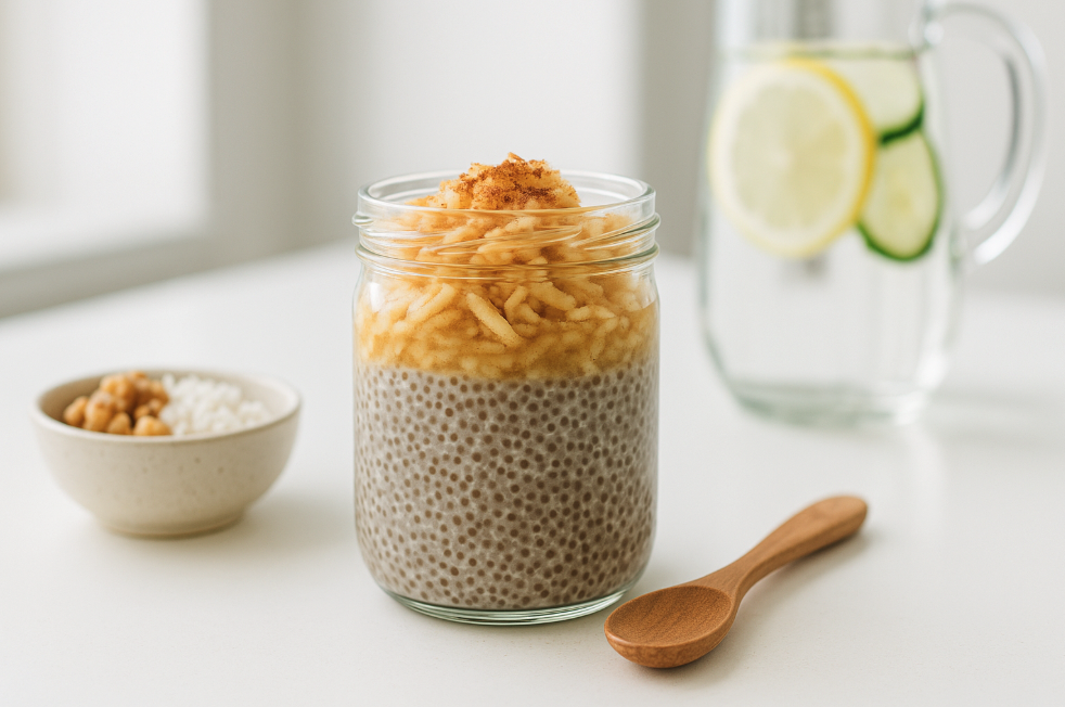 Pudding Chia et pomme cannelle