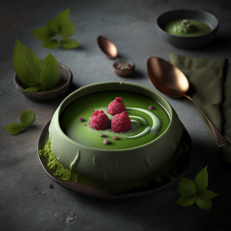 Pudding au matcha paléo