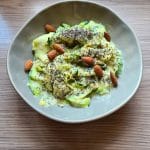 Recette vegan de courgettes protéinées