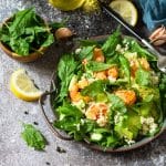 Salade de crevettes et d'avocat